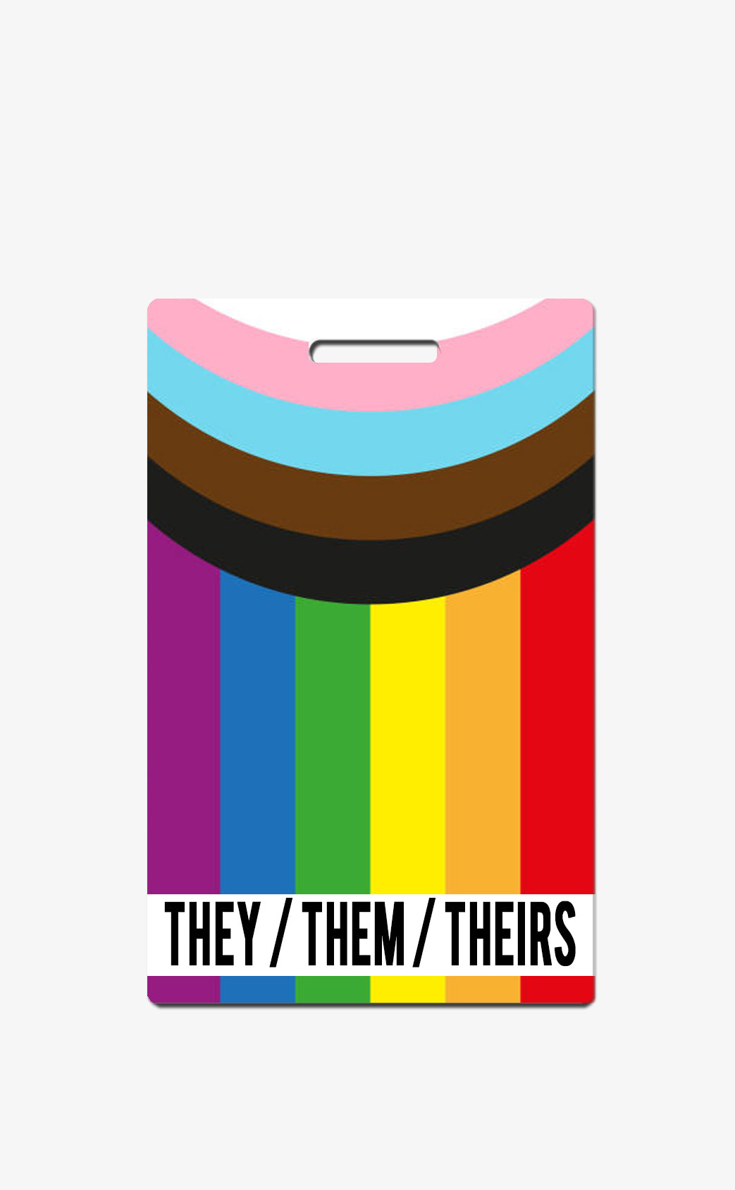 Flag Pronouns Badge Buddy