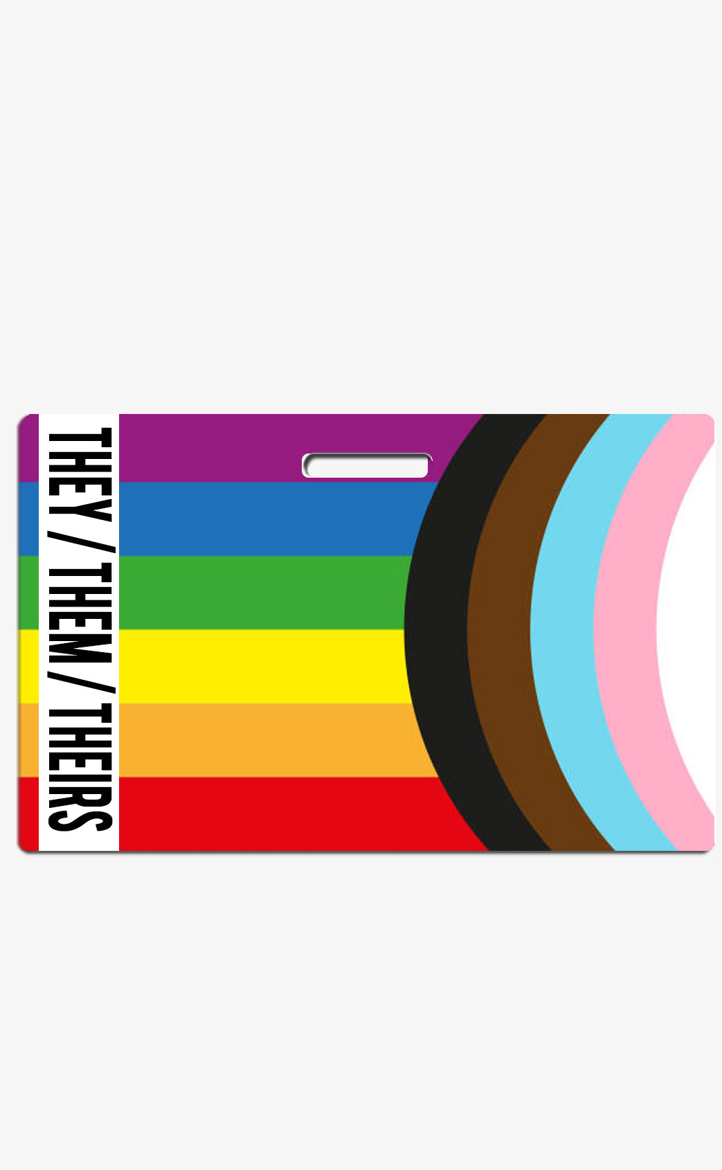 Flag Pronouns Badge Buddy