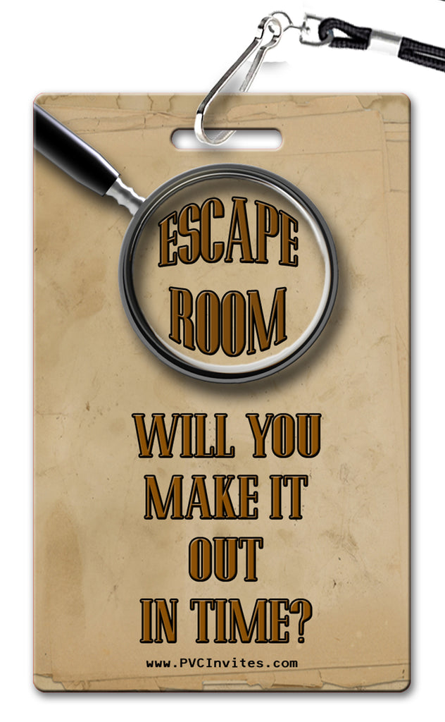 Escape Room Invitation