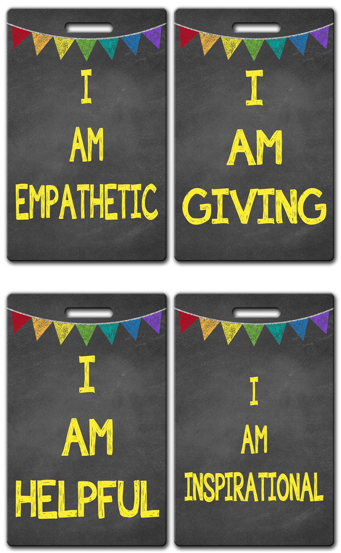 Five Foot One Teacher Brag Tags (Set of 8)