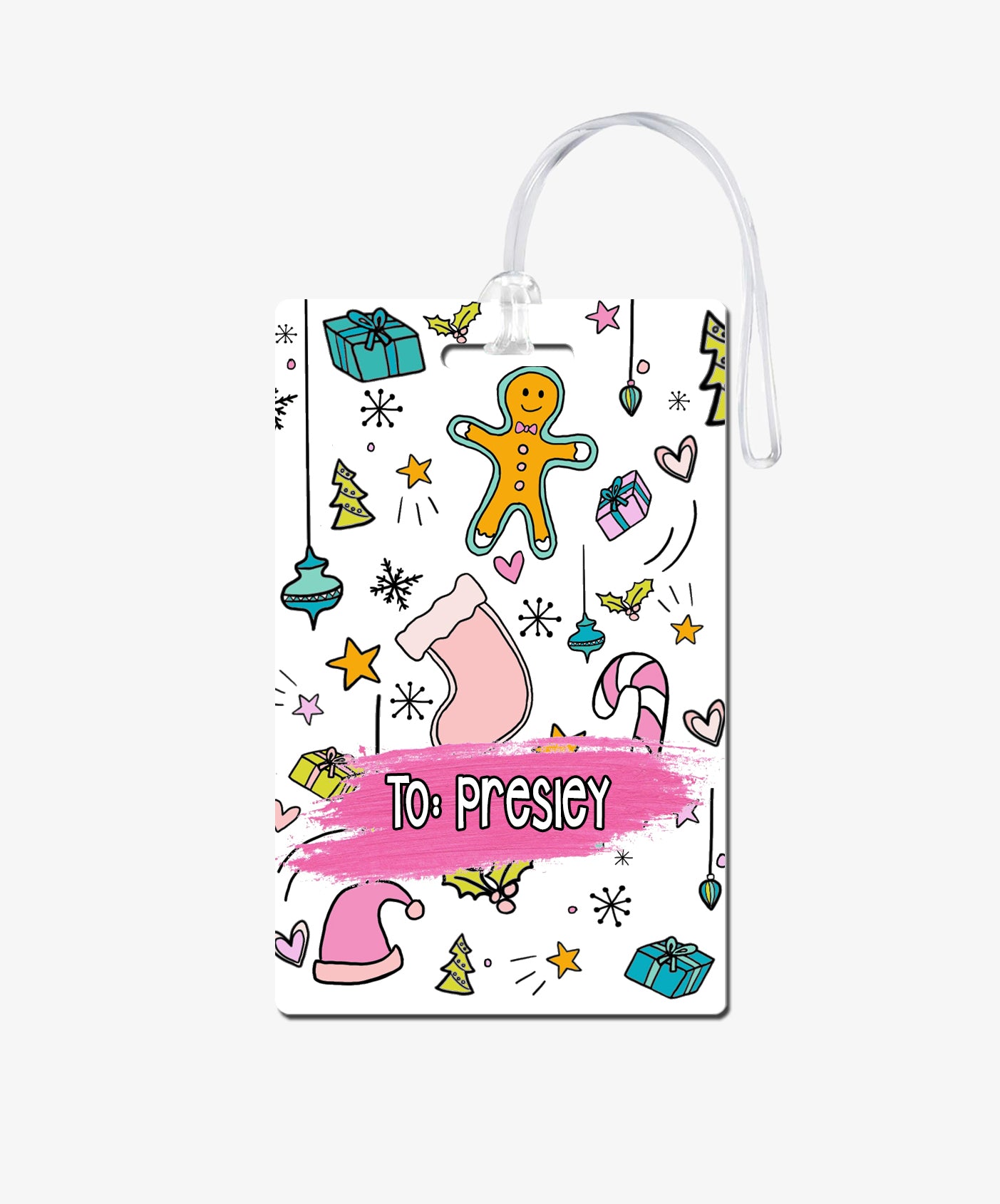 Christmas Gift Tag - Colorful