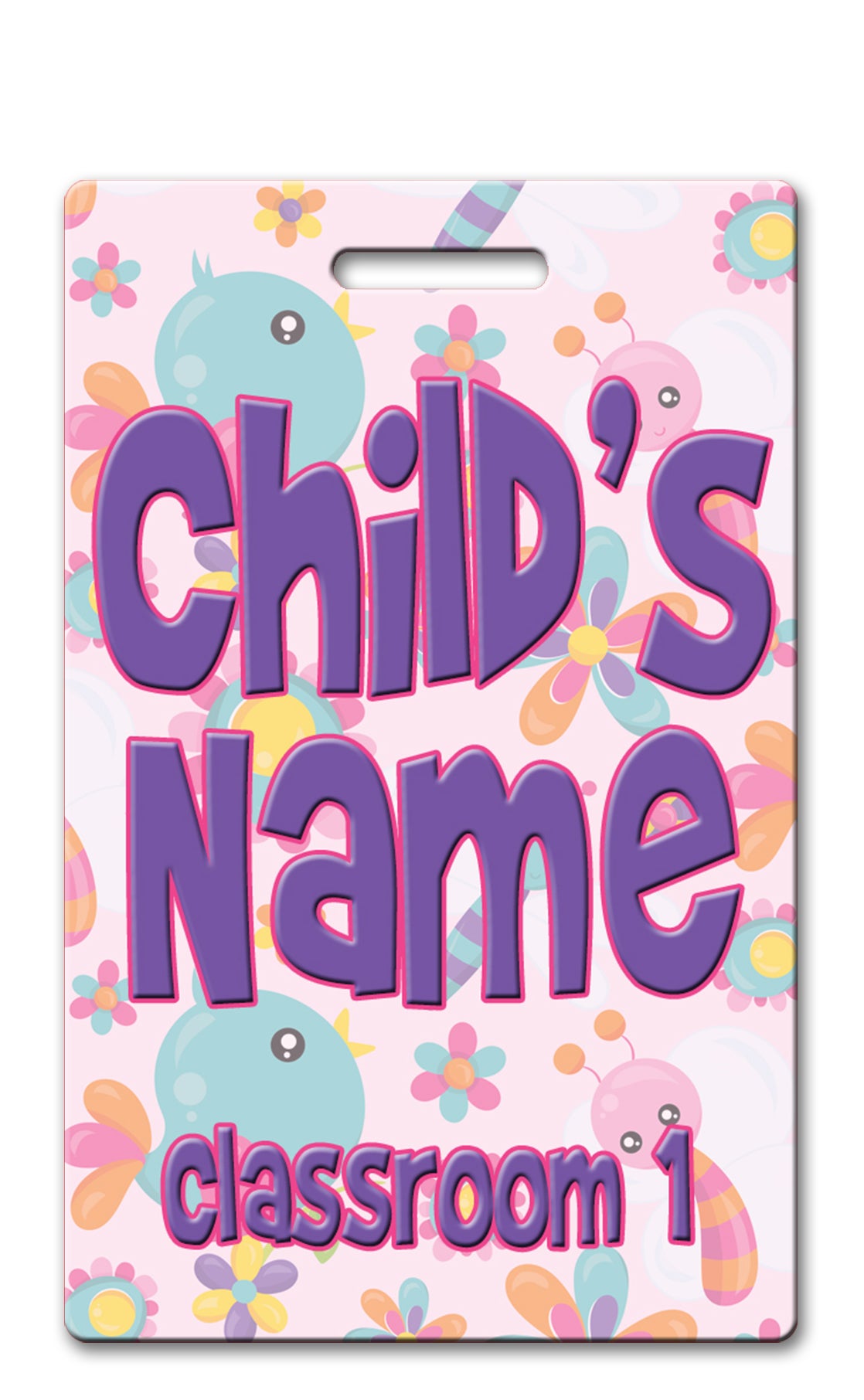 Bugs Backpack Allergy Name Tag