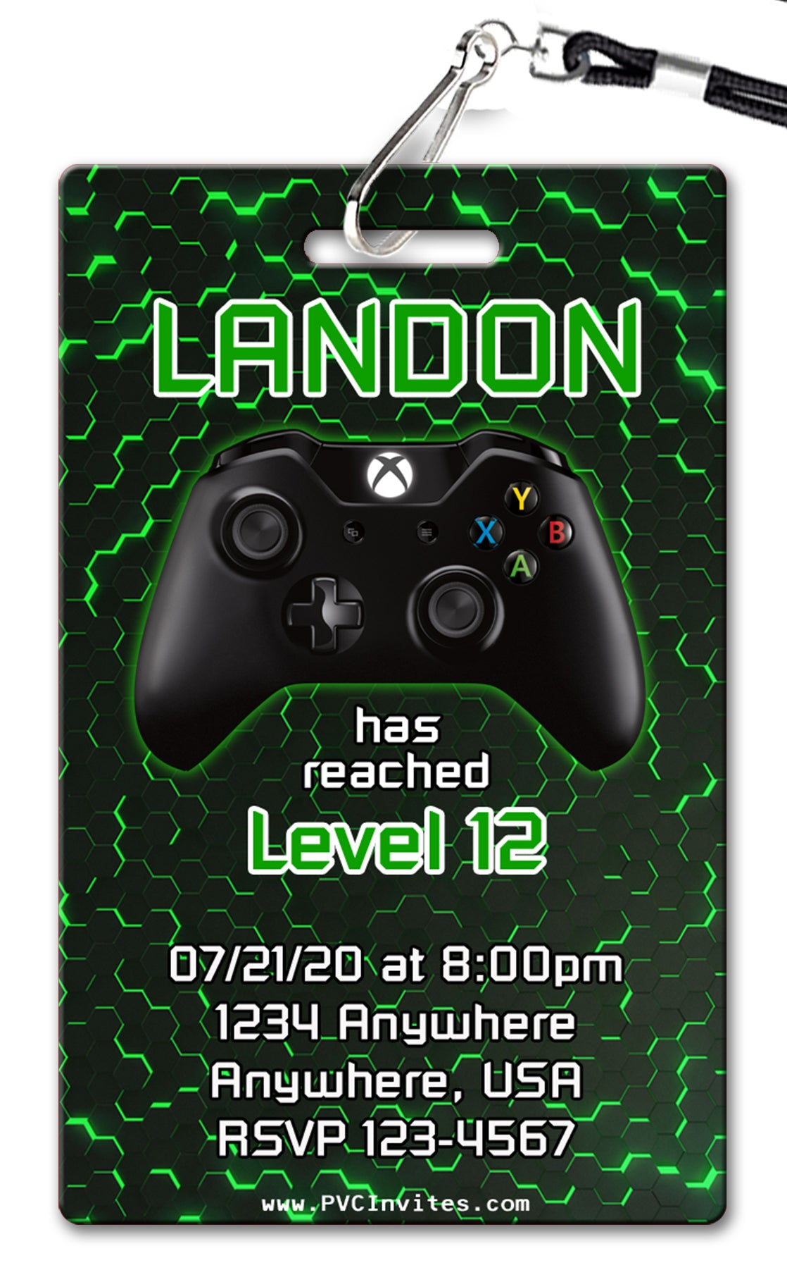 Gaming Birthday Invitation