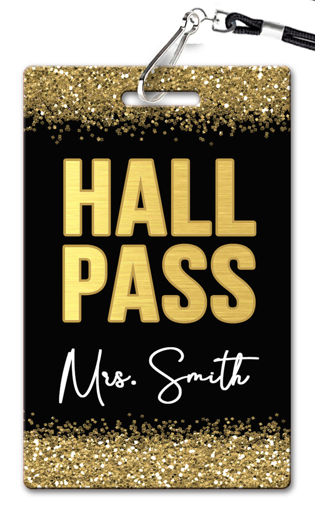 Gold Hall Passes (Set of 10)