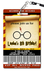 Harry Potter PERSONALIZED Invitations - 8 Pk Party Supplies Canada - Open A  Party