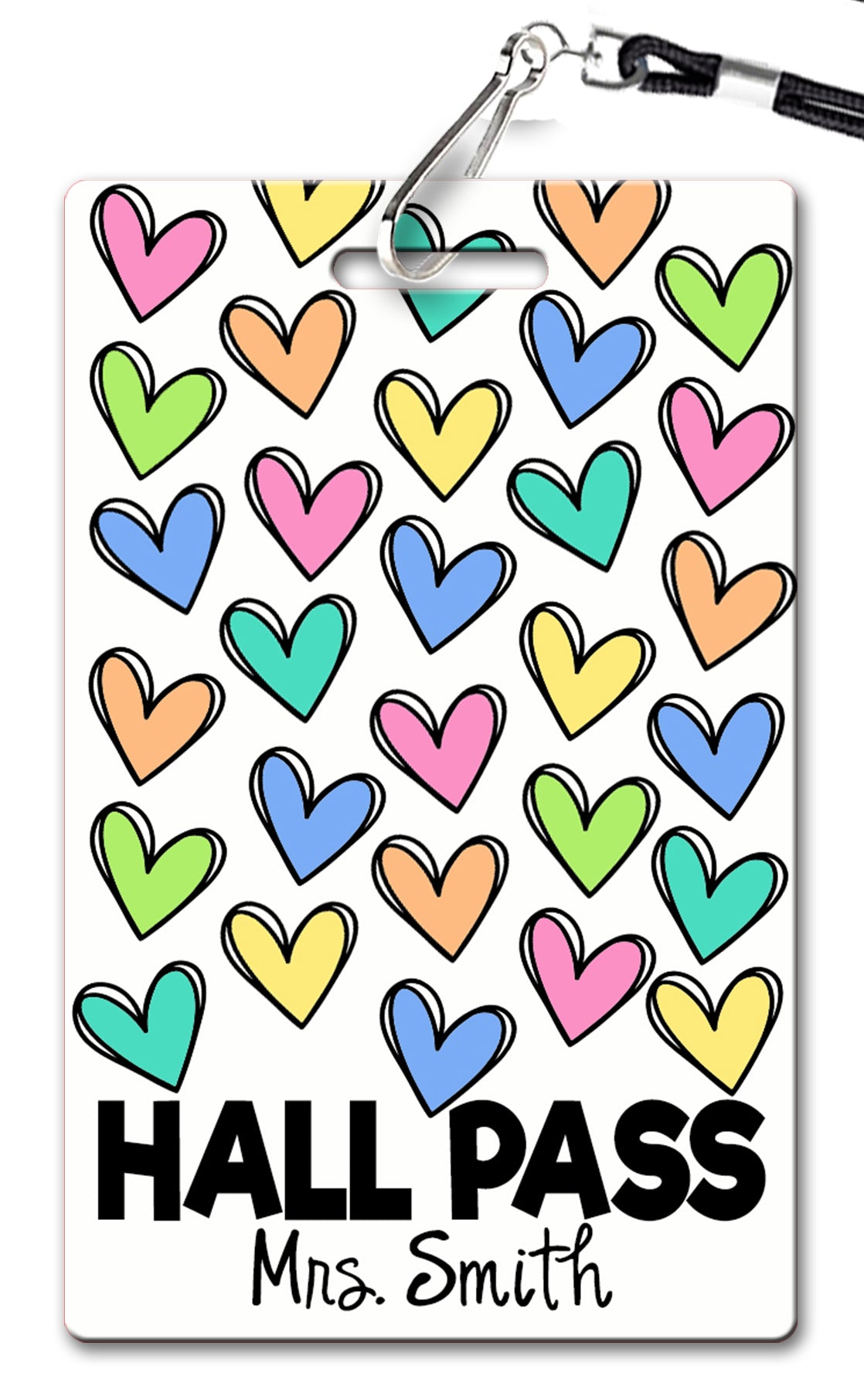 Hearts Hall Passes (Set of 10)