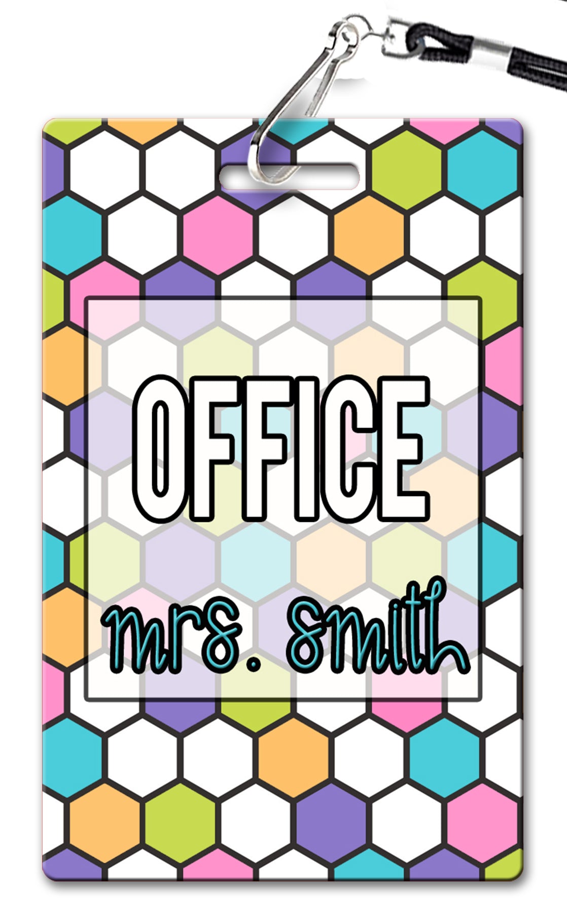 Hexagon Hall Passes (Set of 10)