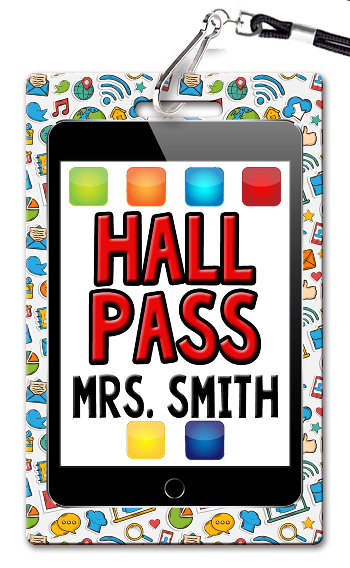 iPad Hall Passes (Set of 10)