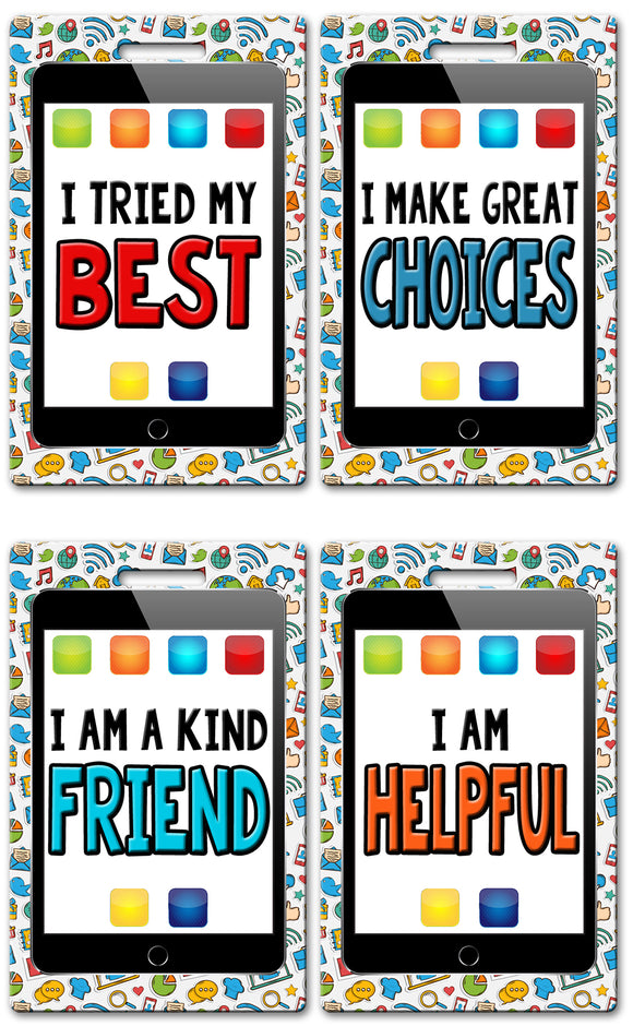 iPad Theme Brag Tags (Set of 8)