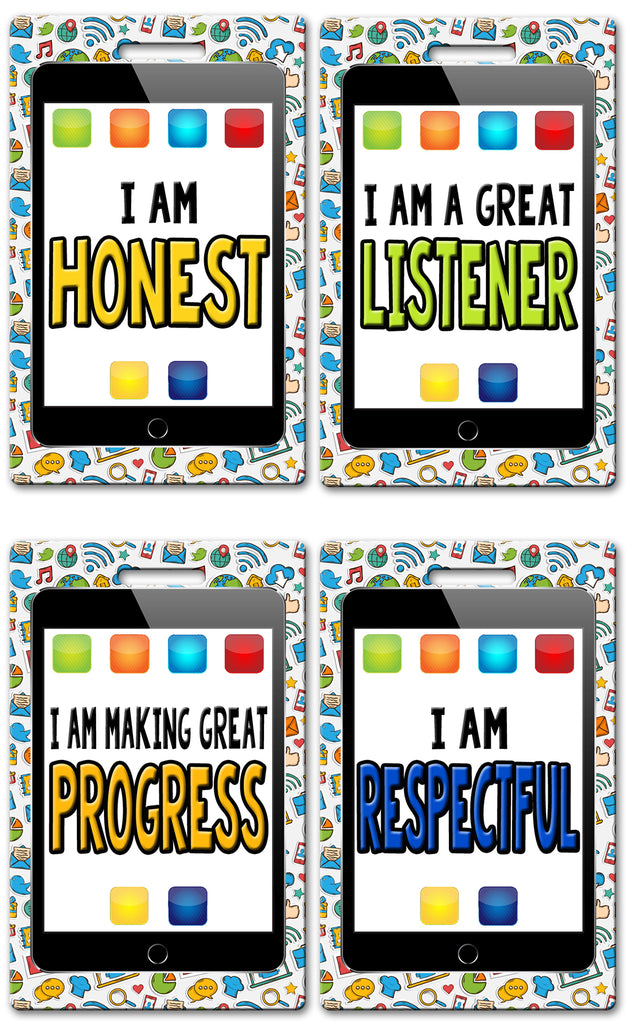 iPad Theme Brag Tags (Set of 8)