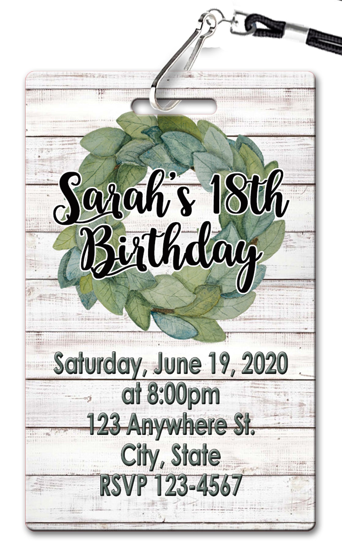 Magnolia Birthday Invitation
