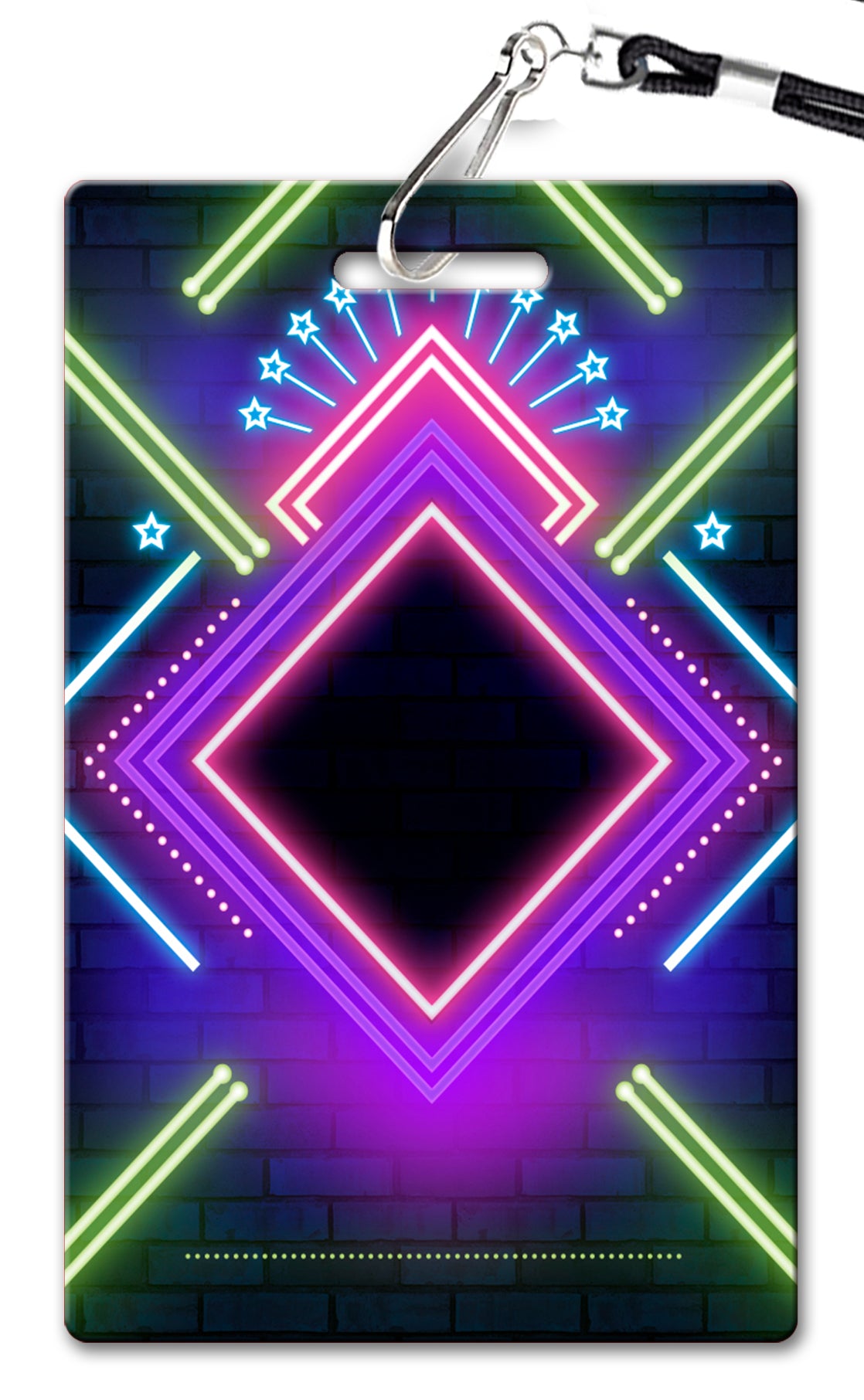 Neon Birthday Invitation