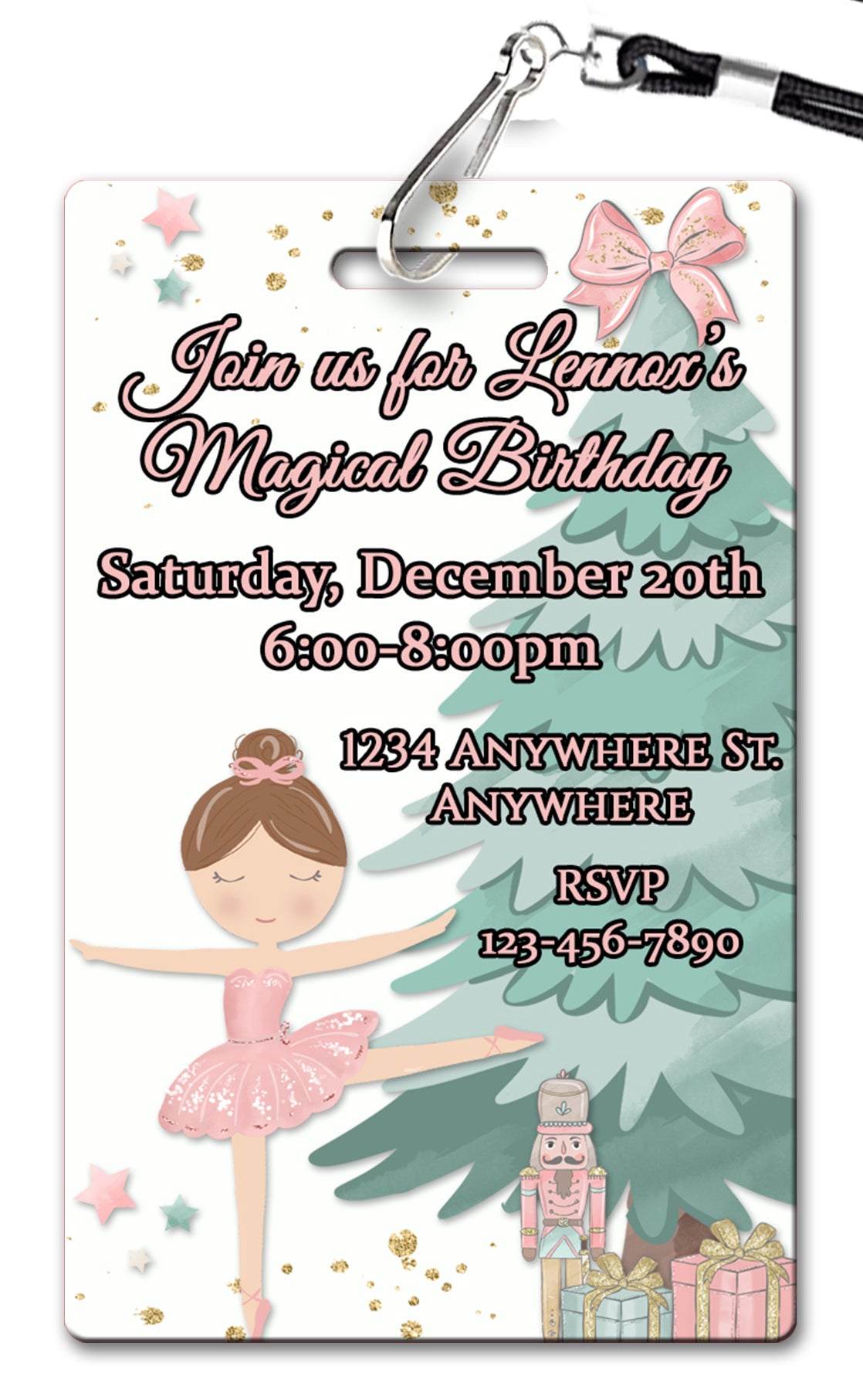 Nutcracker Invitation