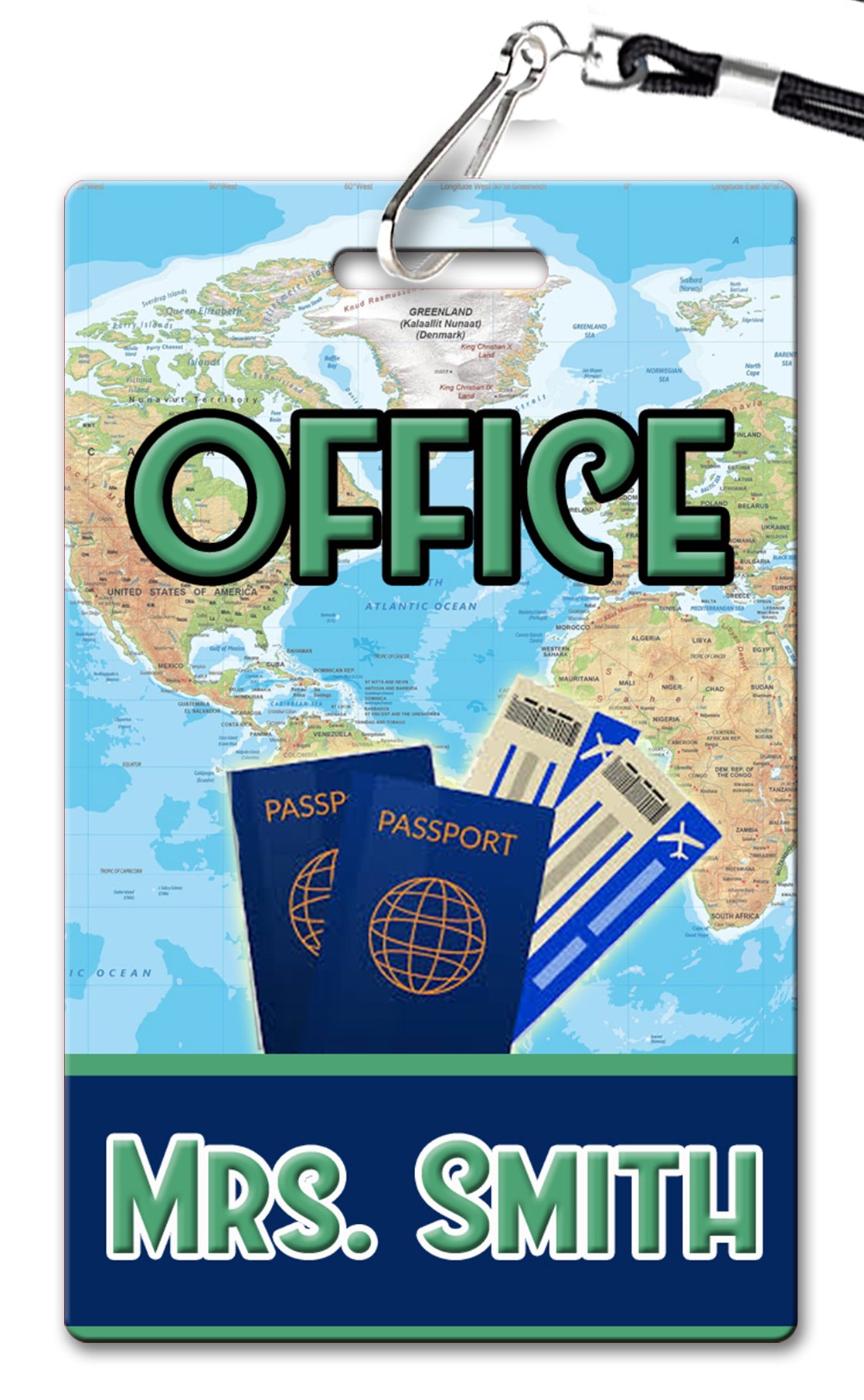 Passport Hall Passes (Set of 10)