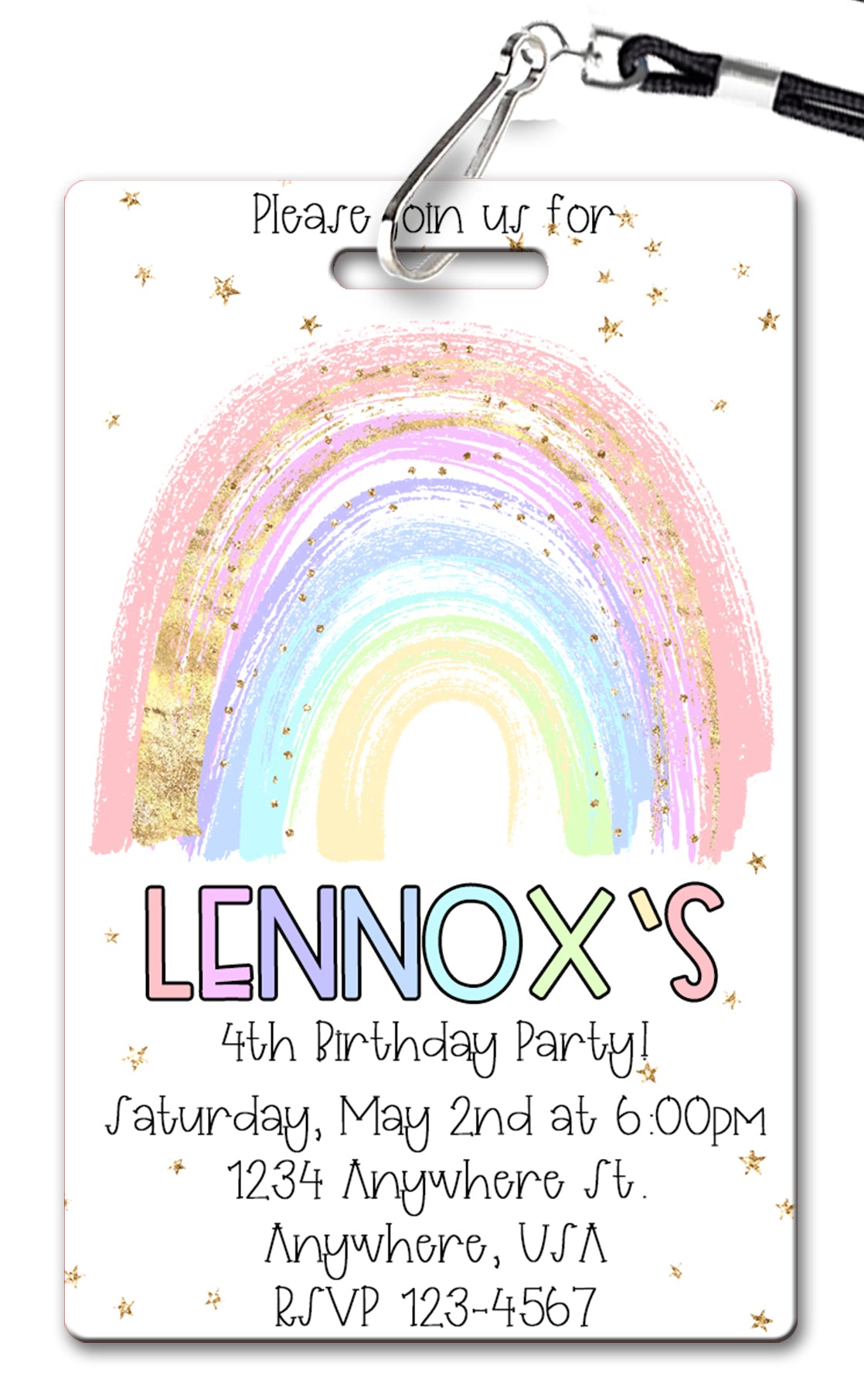 pastel-rainbow-birthday-invitation-pvc-invites-vip-birthday-invitations for Free Printable Rainbow Birthday Invitations Pastel Rainbow Birthday Invitation - PVC Invites - VIP Birthday Invitations for Free Printable Rainbow Birthday Invitations