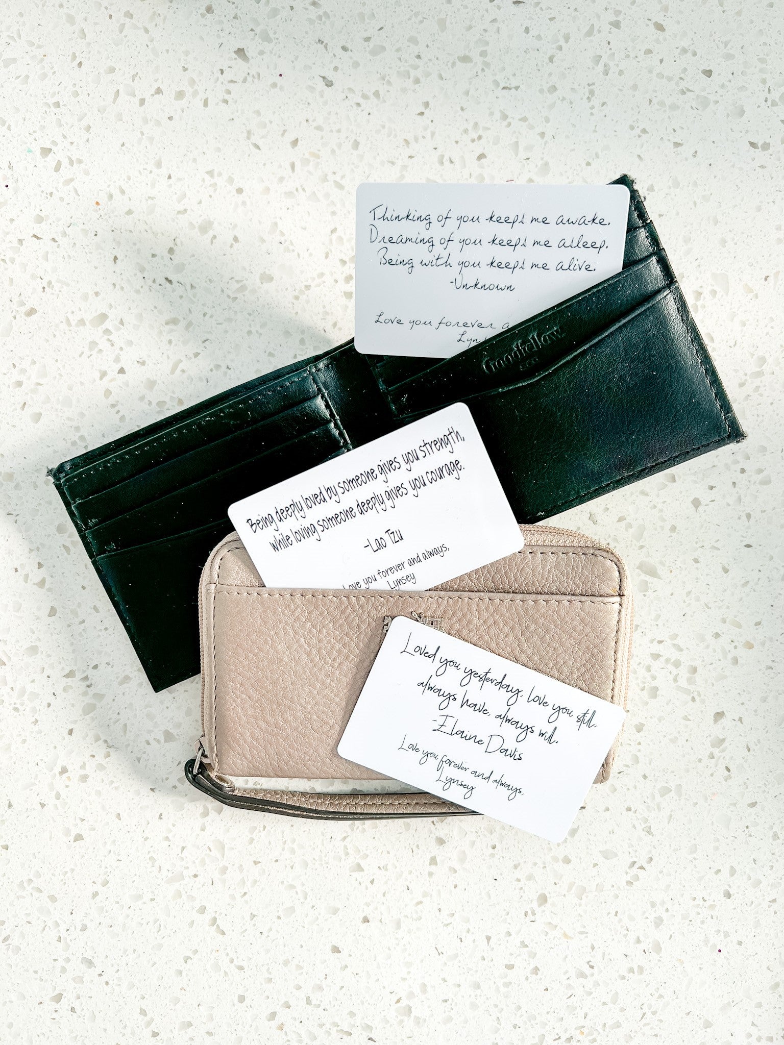 Wallet Love Cards Thinking Of You