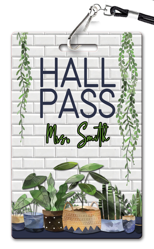 Plants Hall Passes (Set of 10)