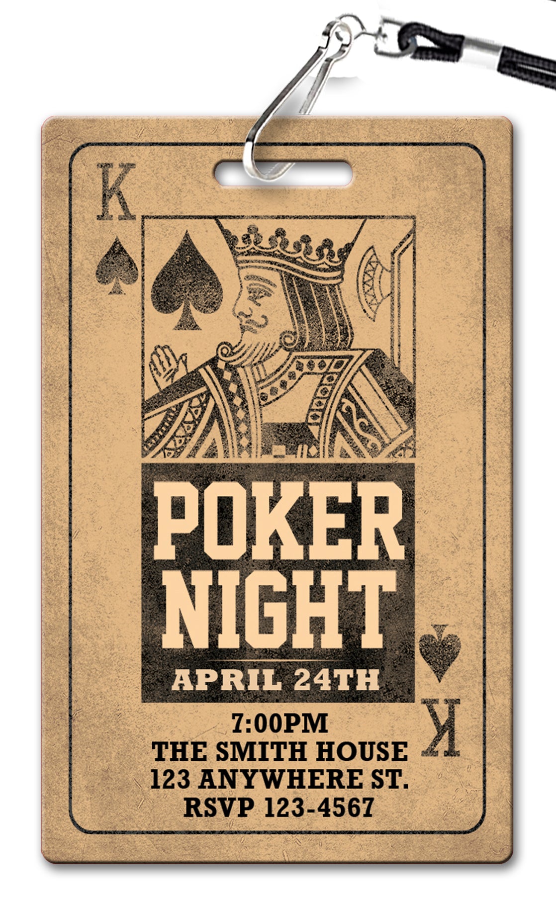 Poker Party Invitation
