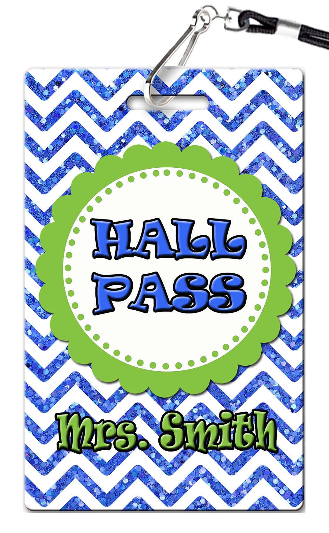 Preppy Chevron Hall Passes (Set of 10) - PVC Invites - VIP Birthday Invitations preppy-chevron-hall-passes-set-of-10-pvc-invites-vip-birthday-invitations