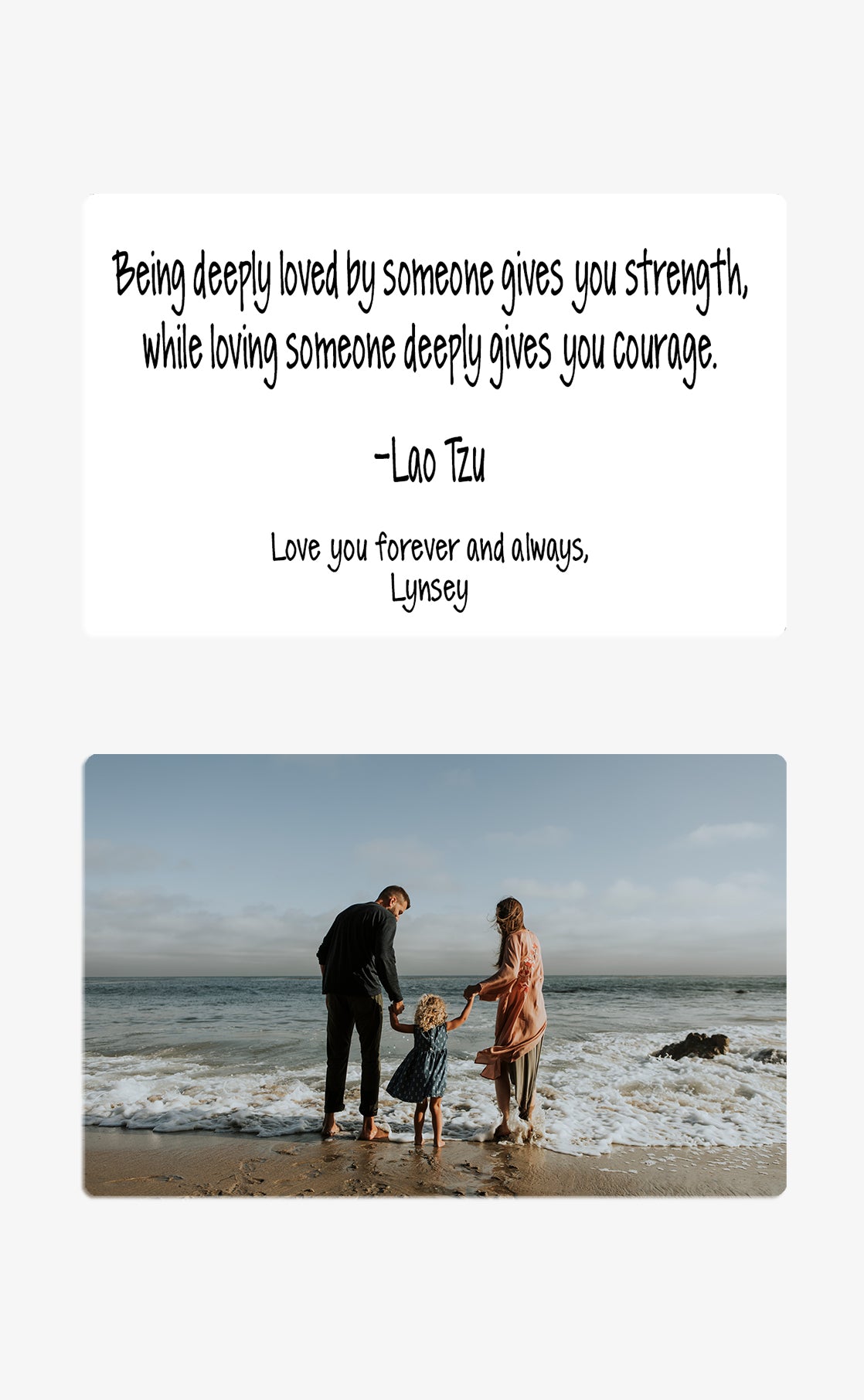 Wallet Love Cards Deeply Loved