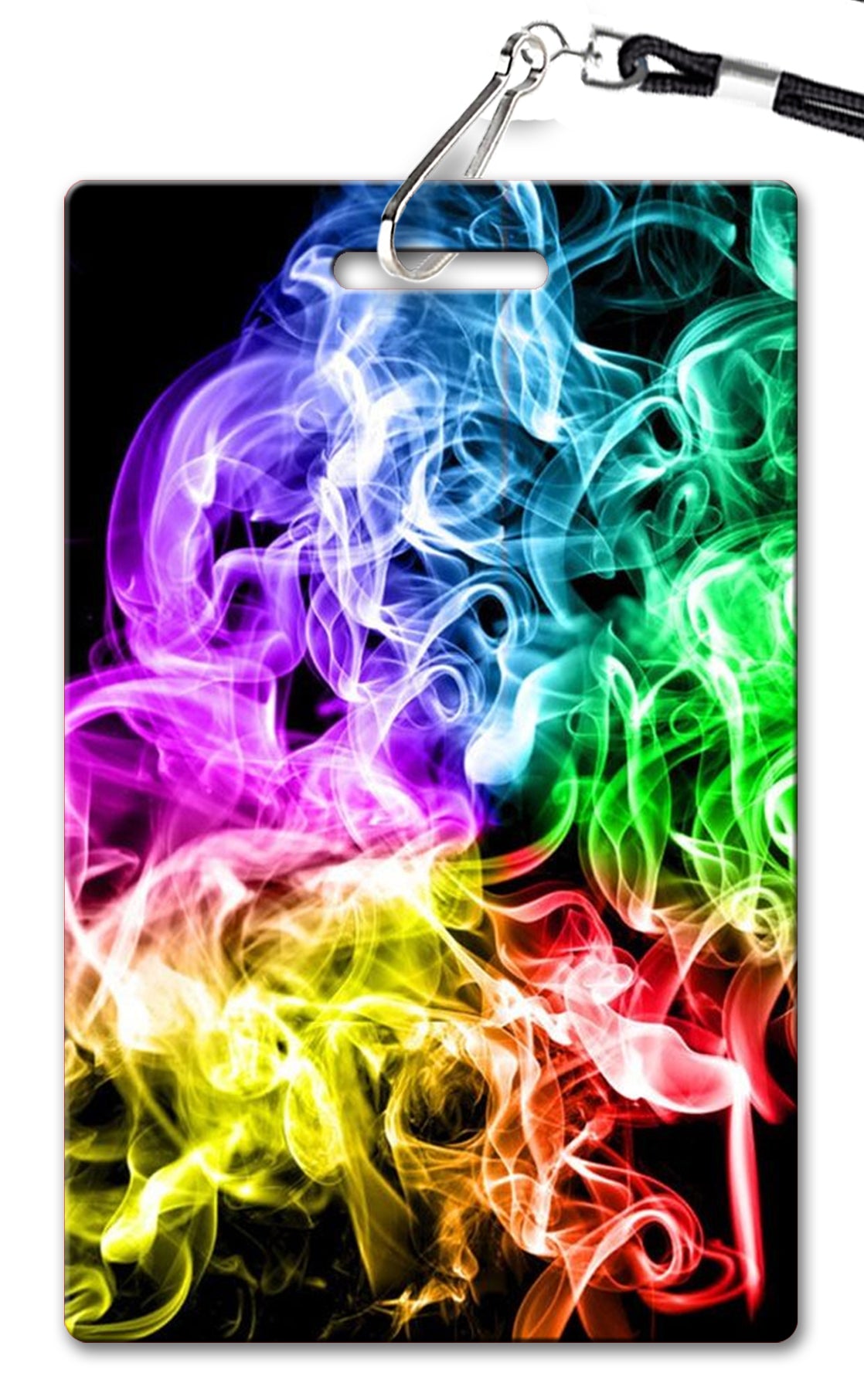Rainbow Smoke Birthday Invitation