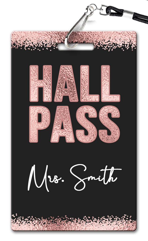 Rose Gold Hall Passes (Set of 10)