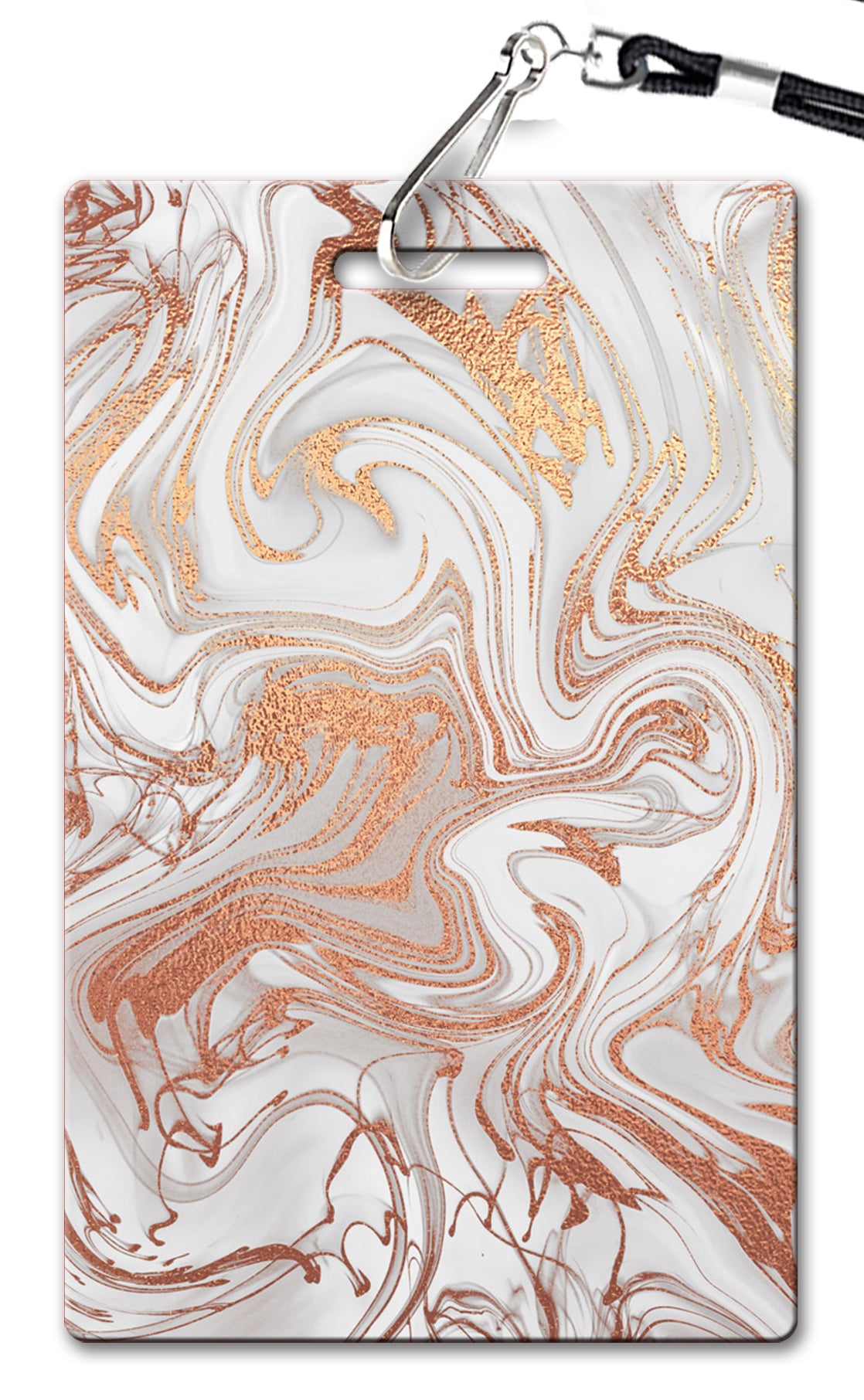 Rose Gold Marble Birthday Invitation