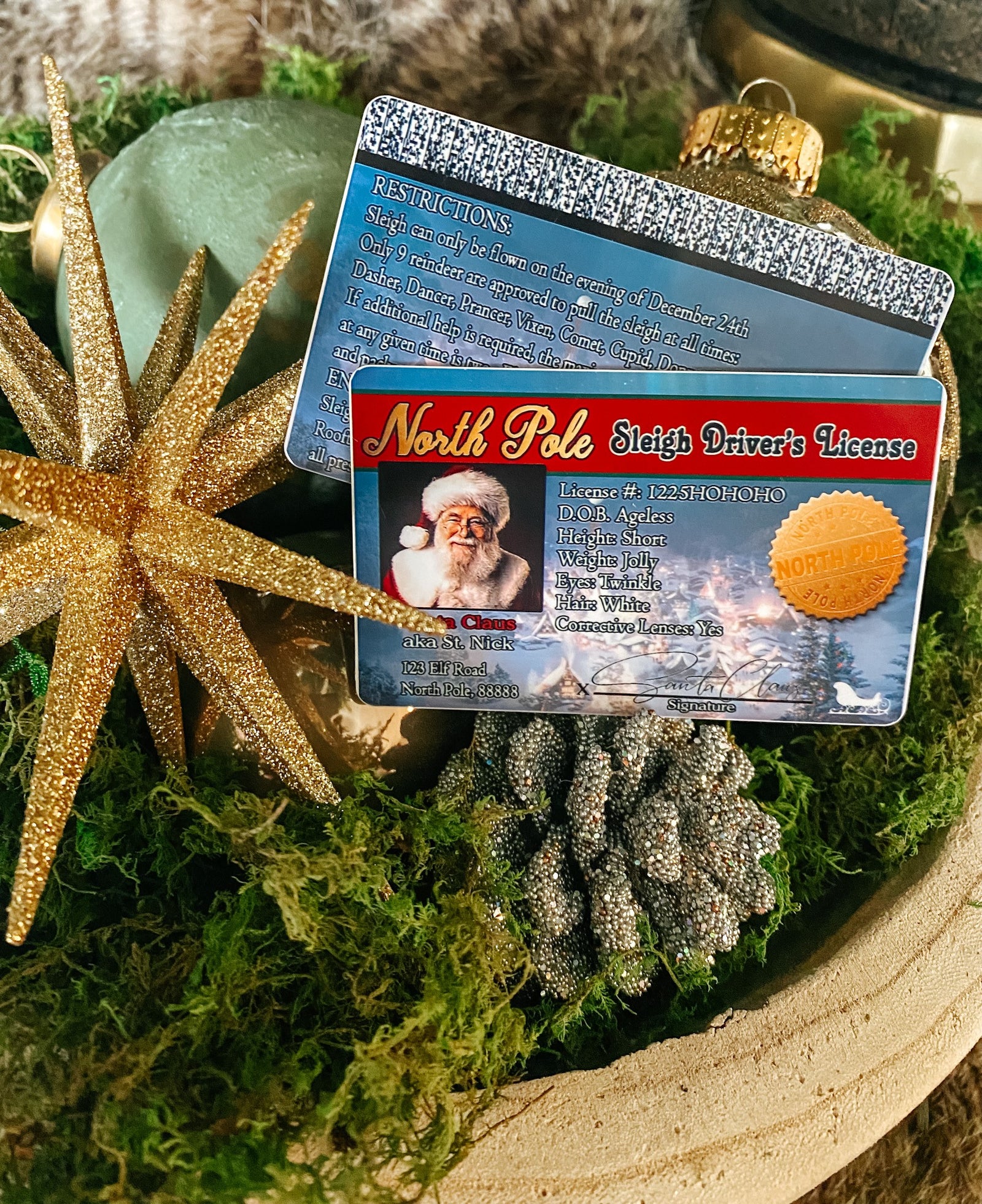 Santa Clause License, Lost Drivers License