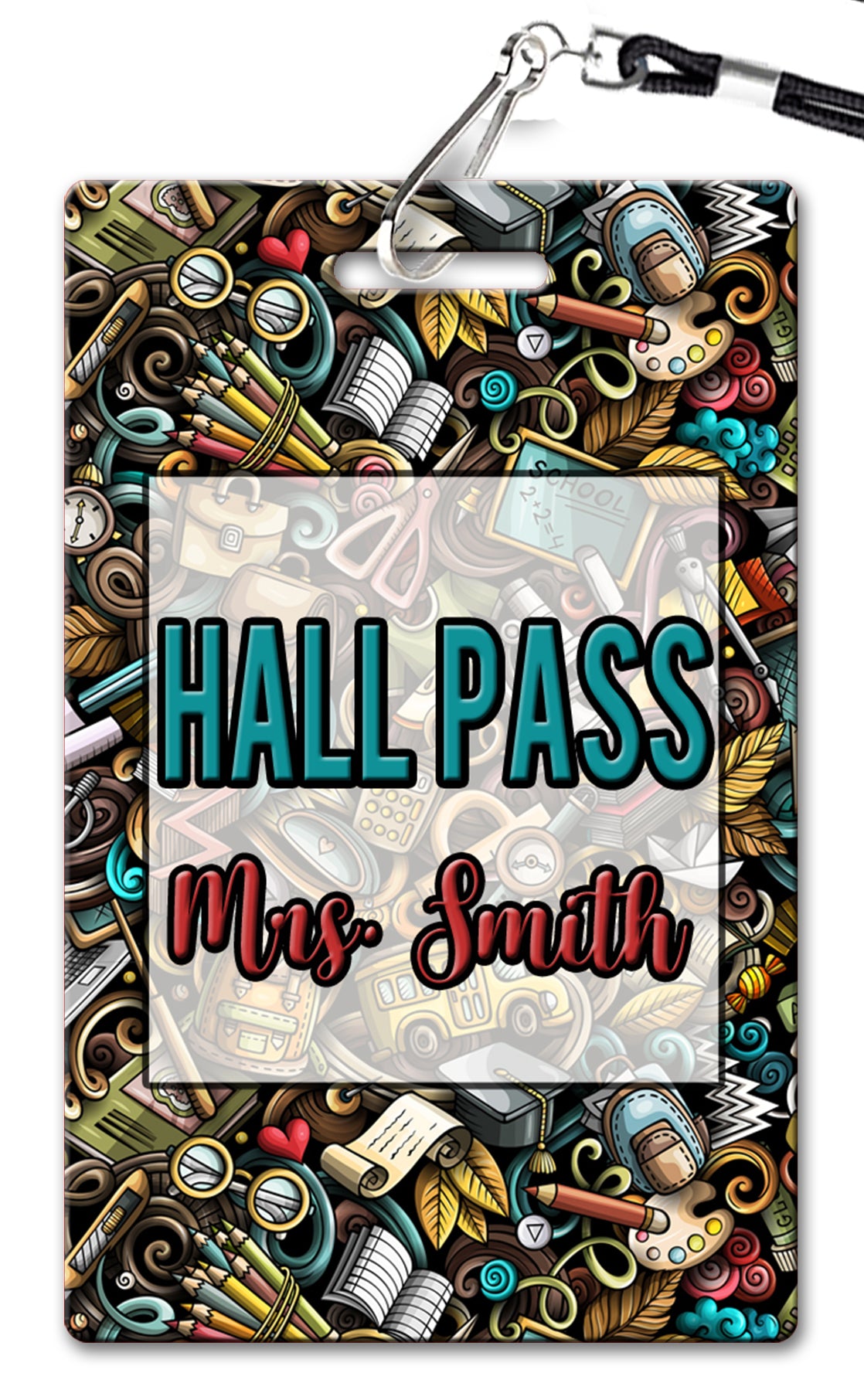 School Doodles Hall Passes (Set of 10)