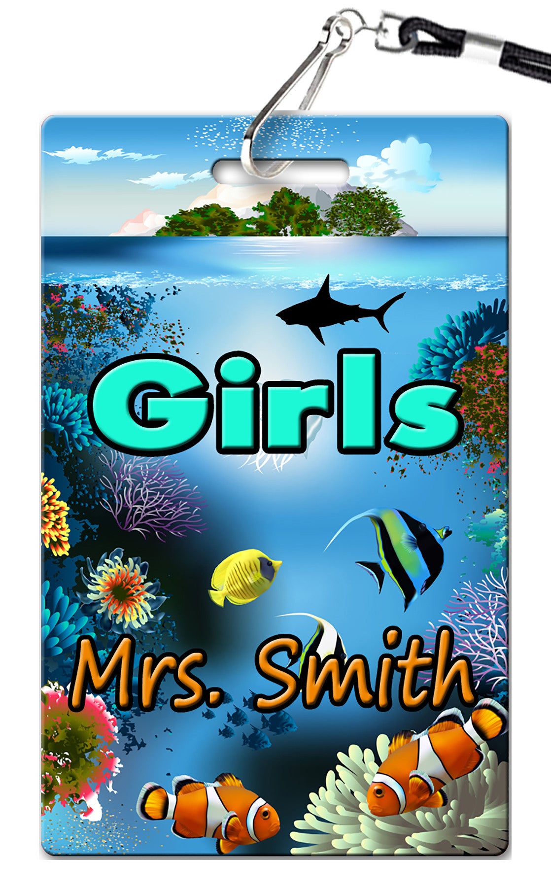 Shark Hall Passes (Set of 10)