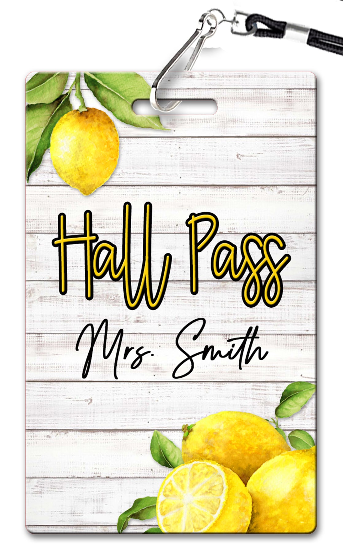 Simple Lemons Hall Passes (Set of 10)