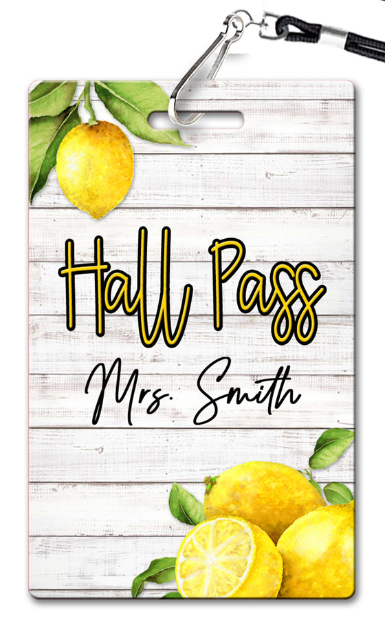 Simple Lemons Hall Passes (Set of 10)