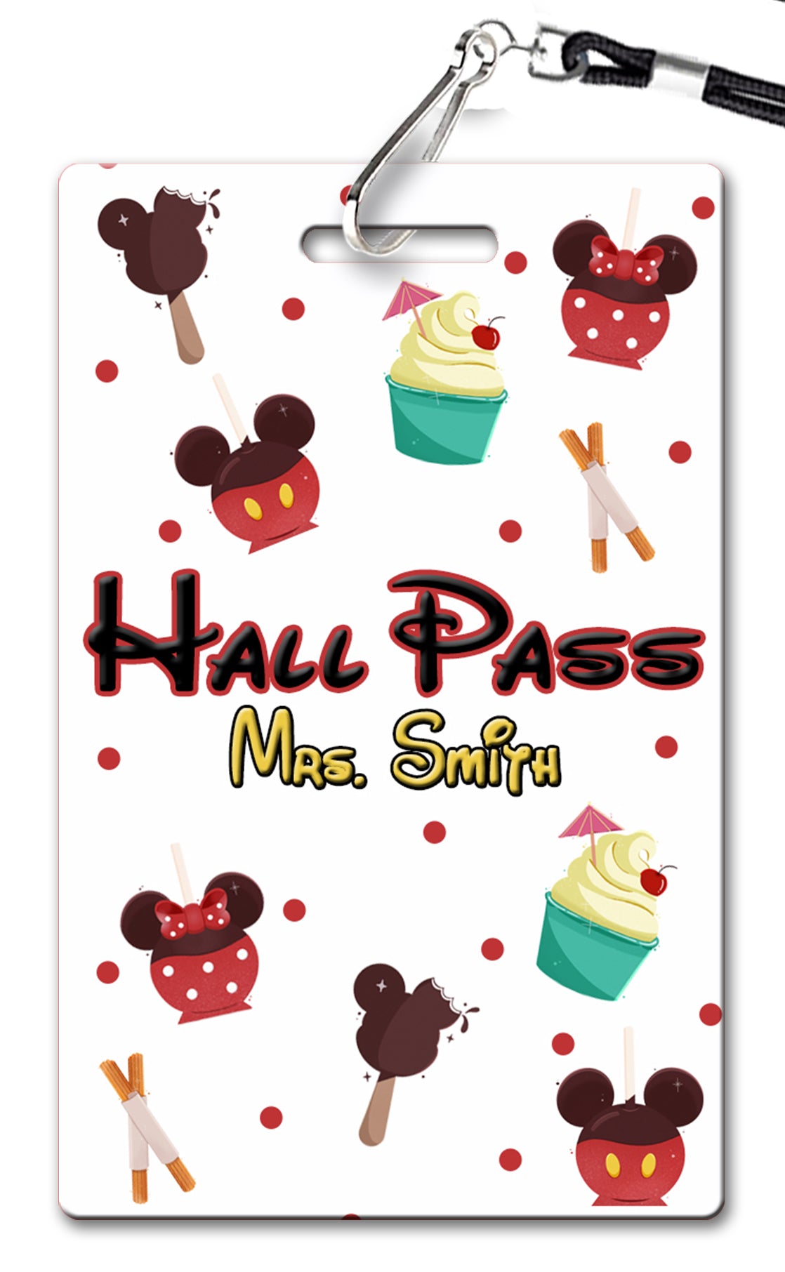 Snack Goals Hall Passes (Set of 10)