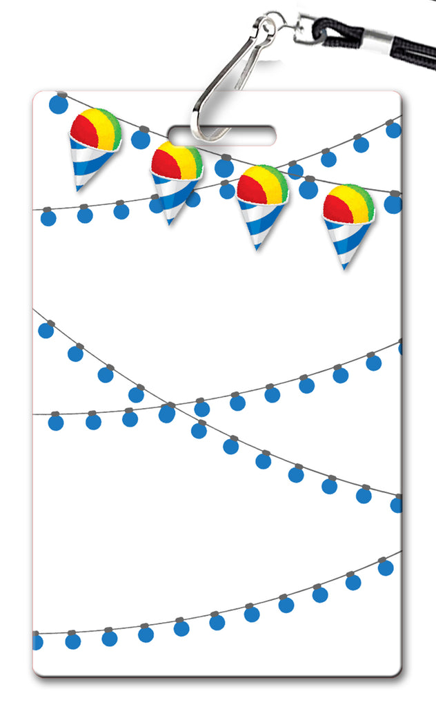 Sno Cone Birthday Invitation