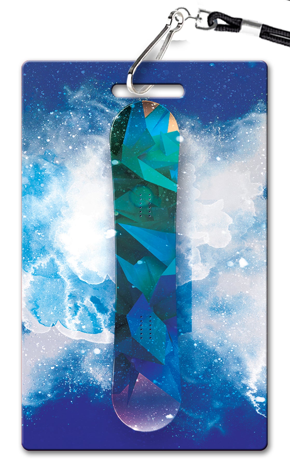 Snowboard Birthday Invitation