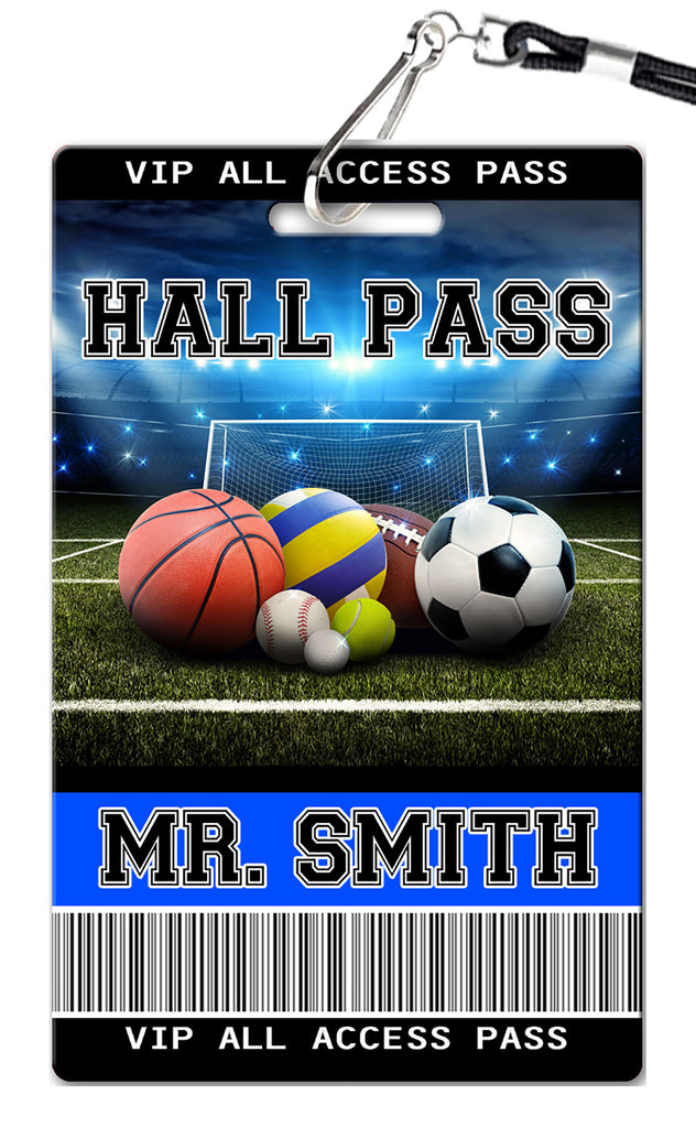 Sports Hall Passes (Set of 10)