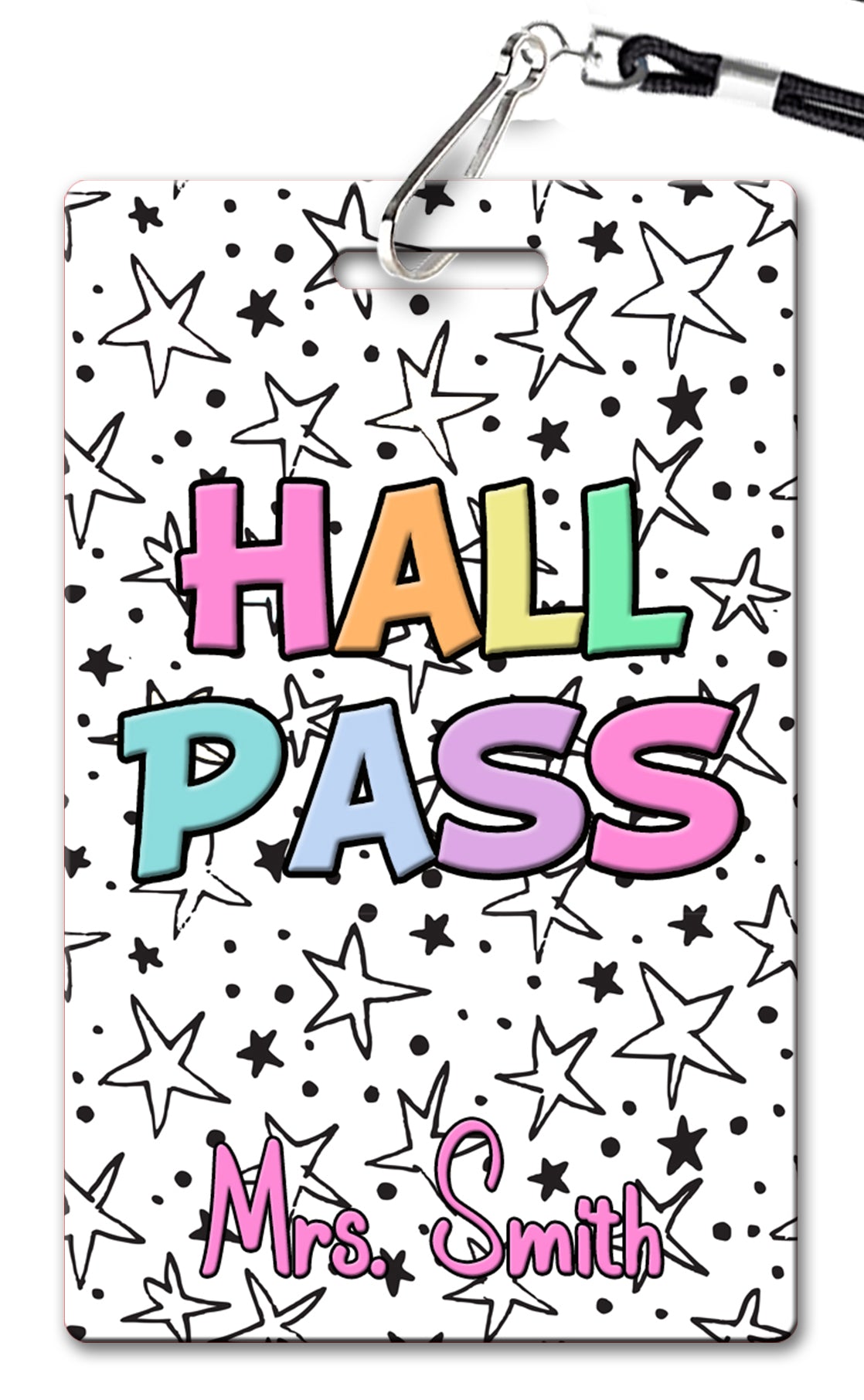 Stars Rainbow Hall Passes (Set of 10)