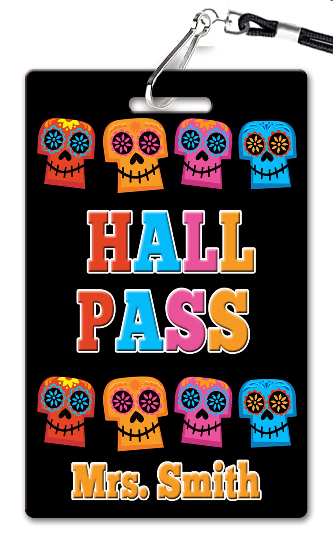 Sugar Skulls Hall Passes (Set of 10)