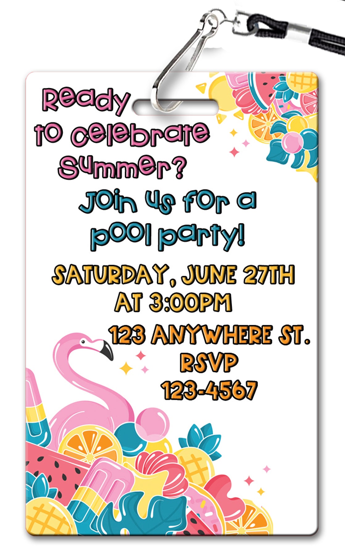 Summer Party Invitation