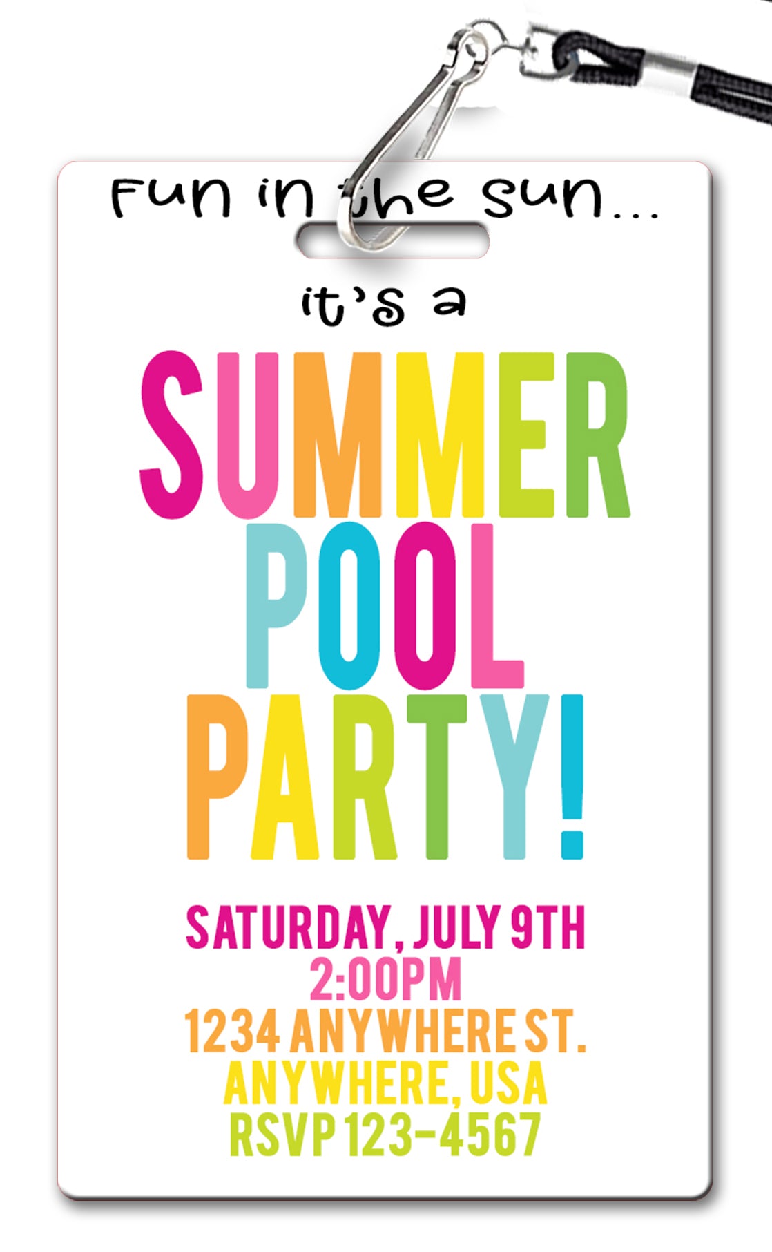 Summer Party Invitation