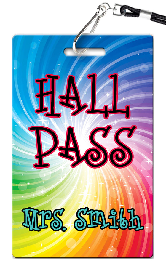 Swirl Hall Passes (Set of 10)