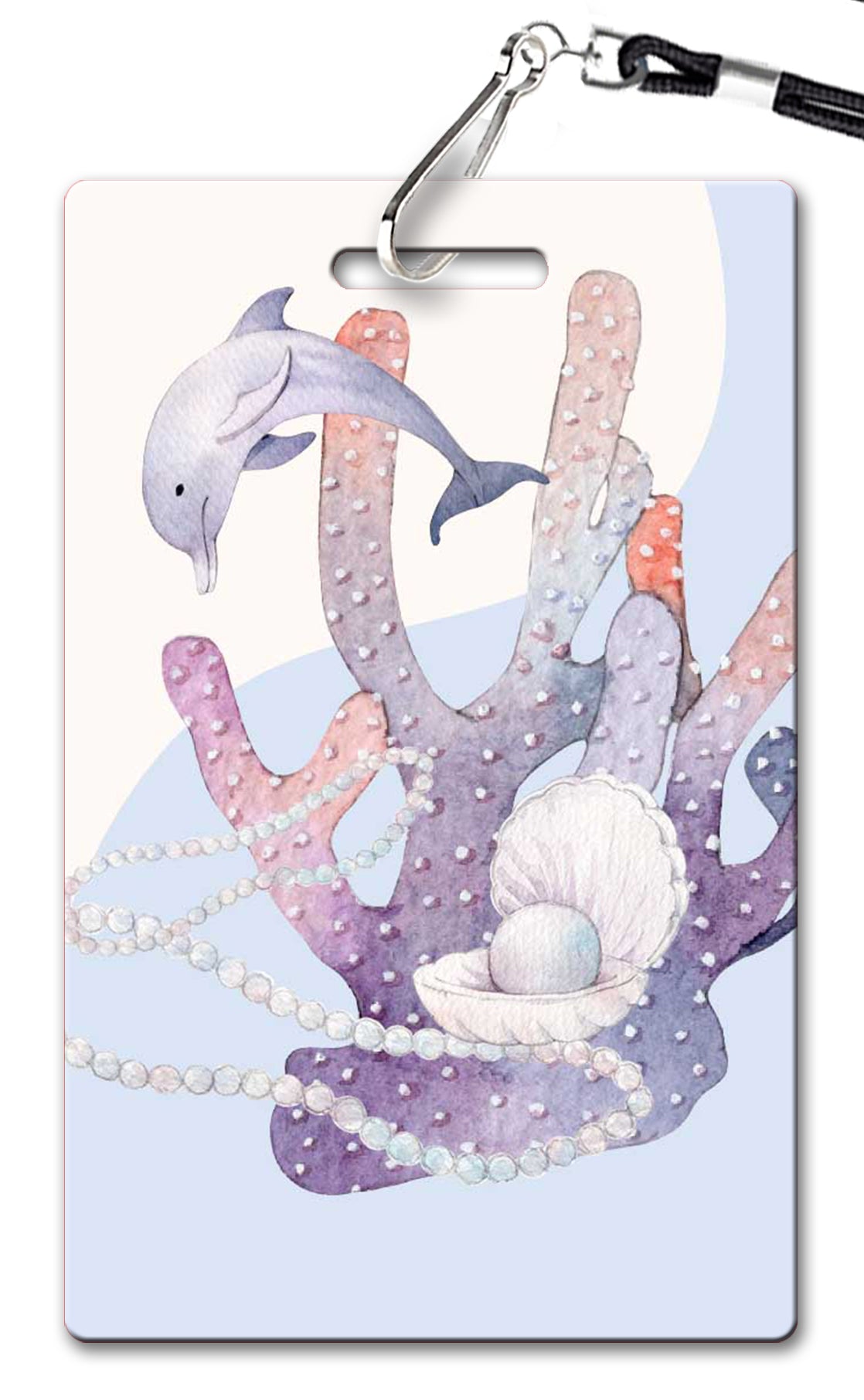 Mermaid Watercolor Birthday Invitation