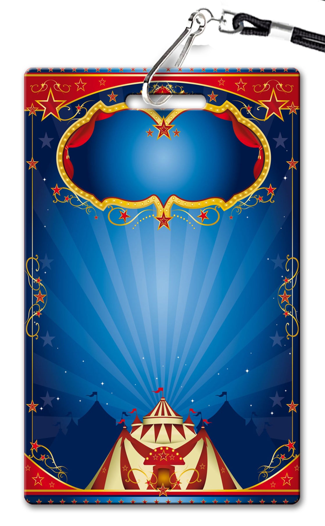 Vintage Circus Birthday Invitation