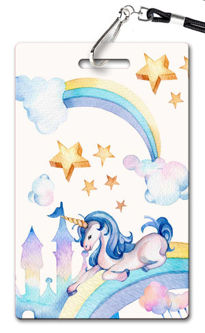 Unicorn Watercolor Birthday Invitation