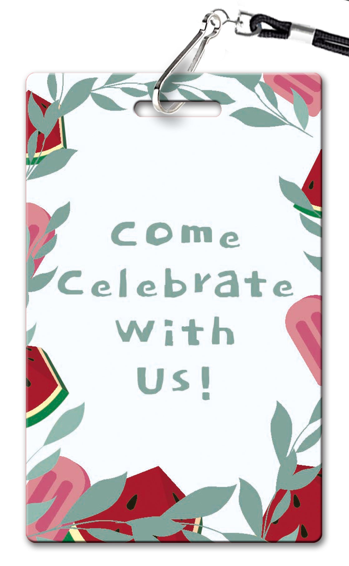 Watermelon Birthday Invitation