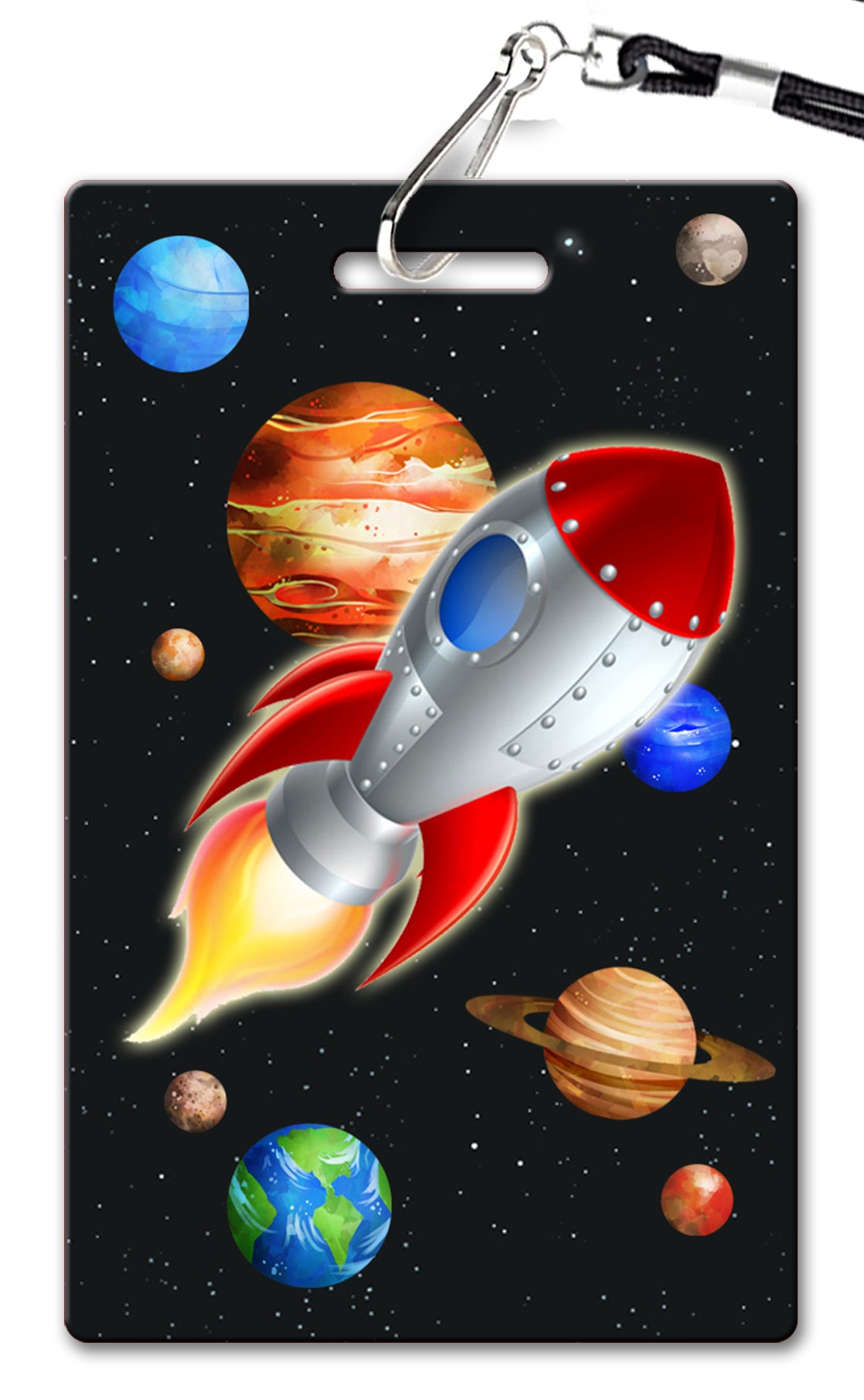 Blast Off Birthday Invitation