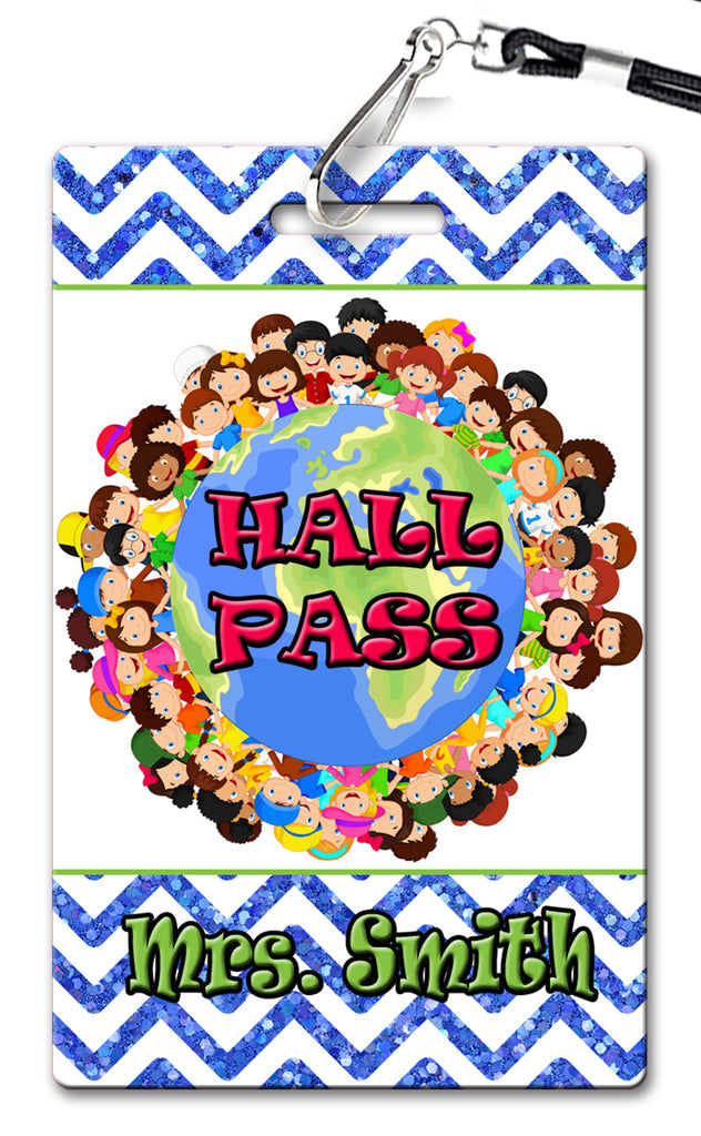 It's A Small World Hall Passes (Set of 10)
