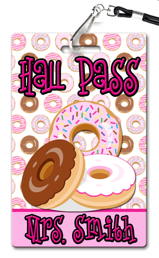 Donuts Hall Passes (Set of 10)