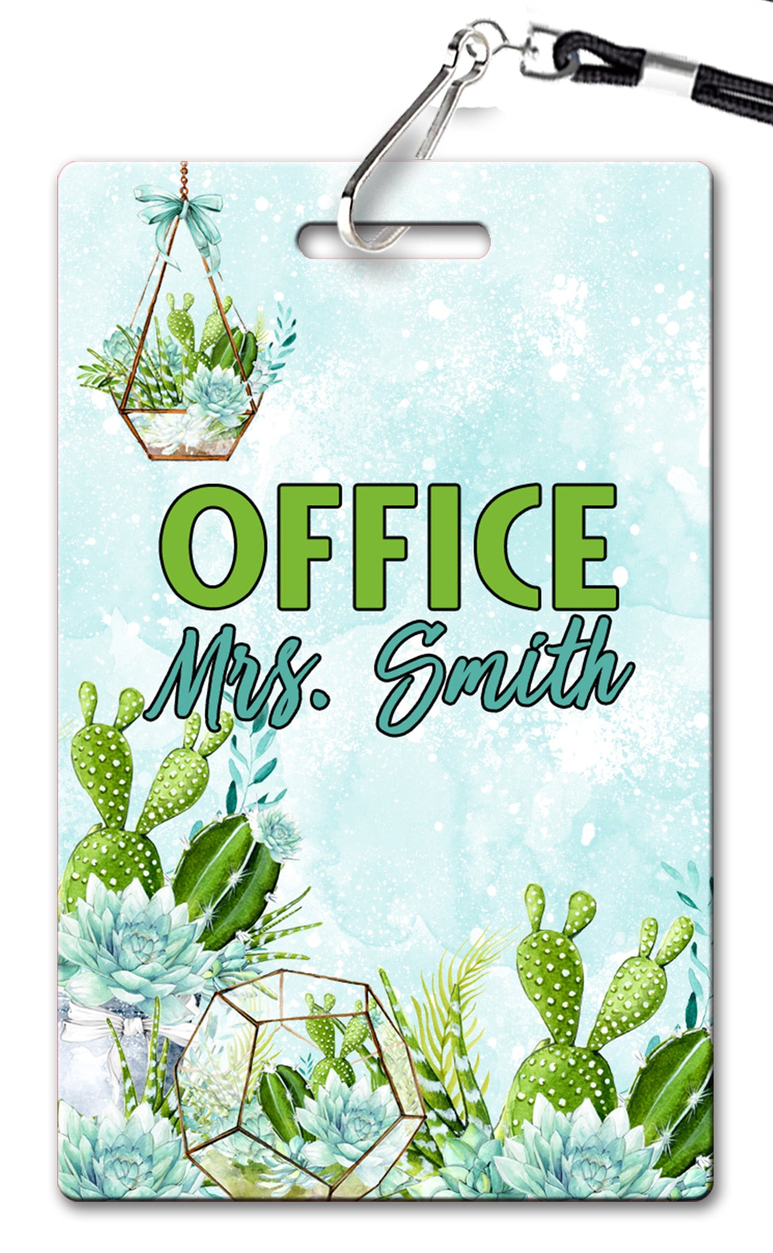 Succulent Terrarium Hall Passes (Set of 10)