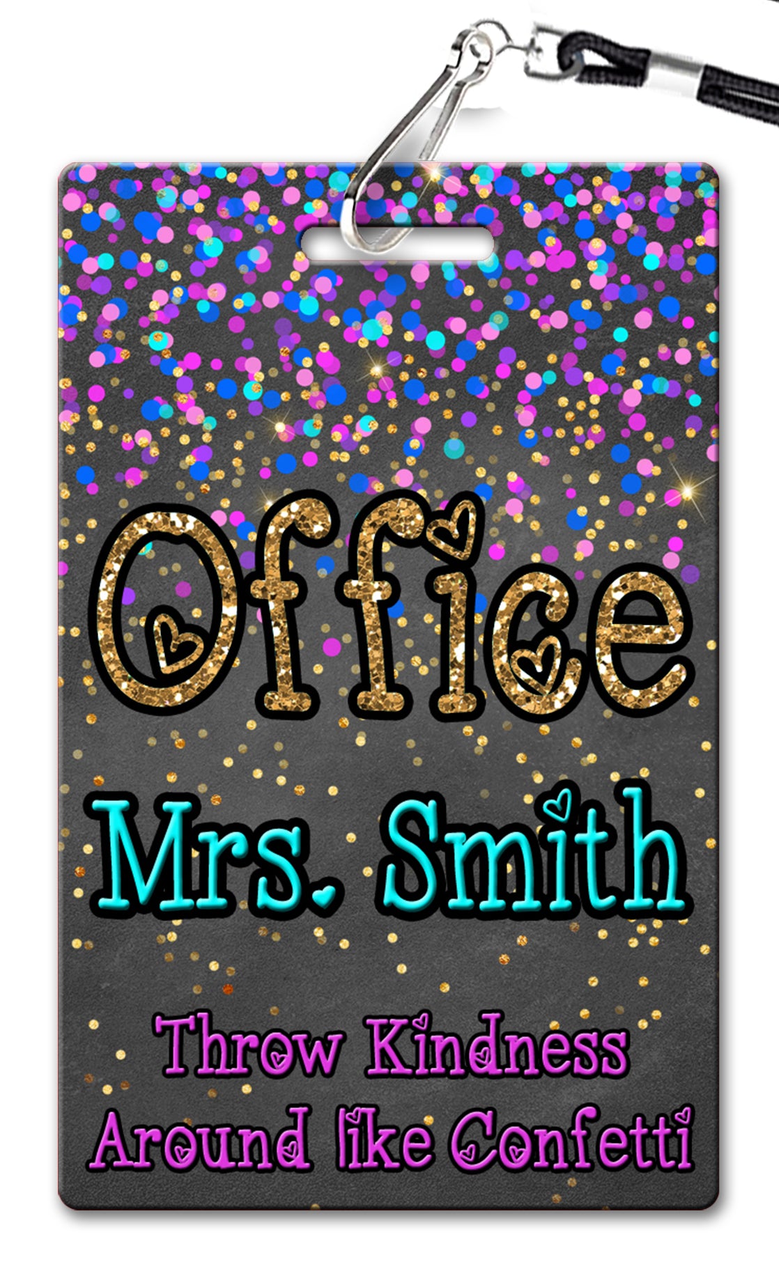 Confetti Hall Passes (Set of 10)